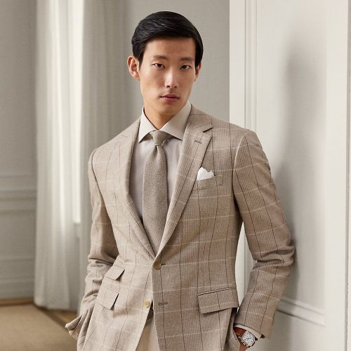 Blazer écossais Kent confectionné main - Purple Label - Modalova