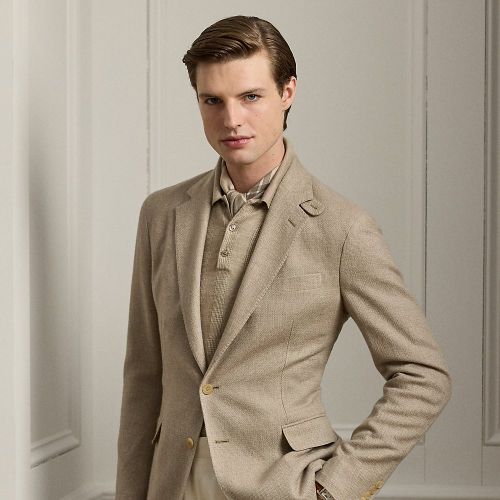 Blazer Hadley texturé fait main - Purple Label - Modalova