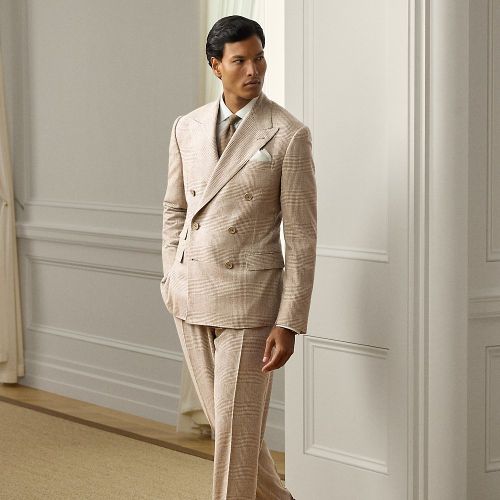 Costume Kent fait main prince-de-galles - Purple Label - Modalova