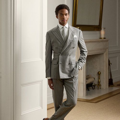 Costume Kent fait main en milleraies - Purple Label - Modalova