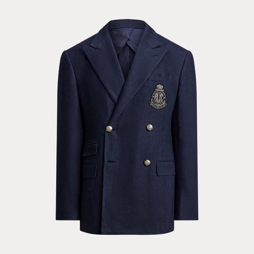 Veste de costume Kent faite main en lin - Purple Label - Modalova