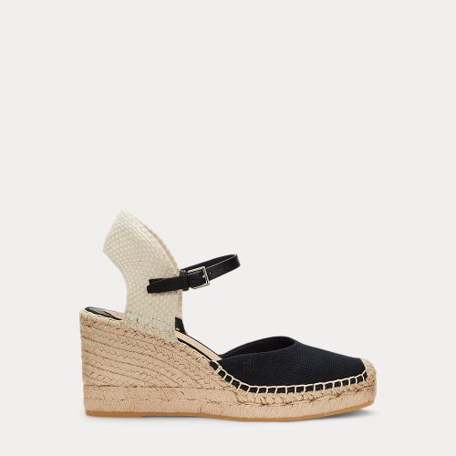 Espadrilles Robby en toile et jute - Lauren - Modalova