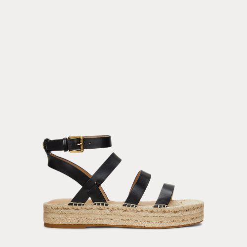 Espadrilles gladiateur Polly en cuir - Lauren - Modalova