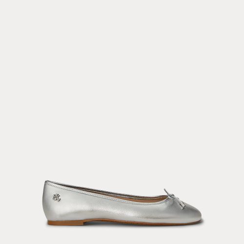 Ballerines Jayna métallisées cuir nappa - Lauren - Modalova