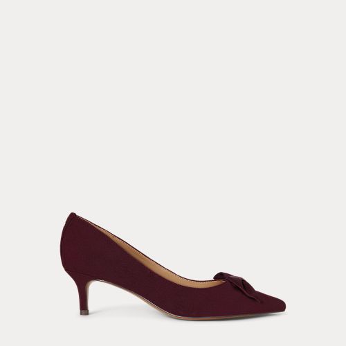Escarpins Adrienne en daim avec nœud - Lauren - Modalova