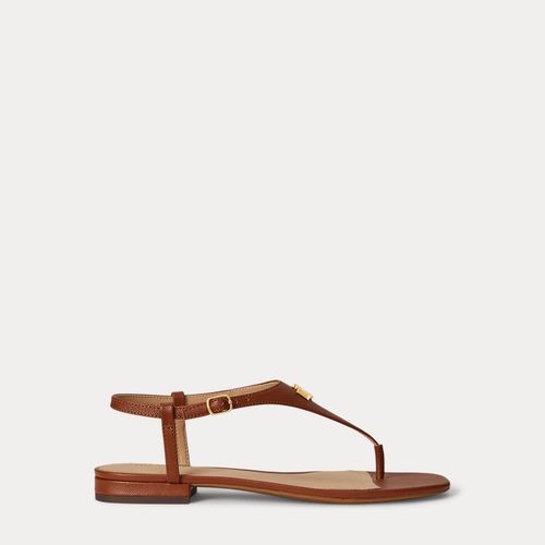 Sandale Everley II cuir crosshatch - Lauren - Modalova