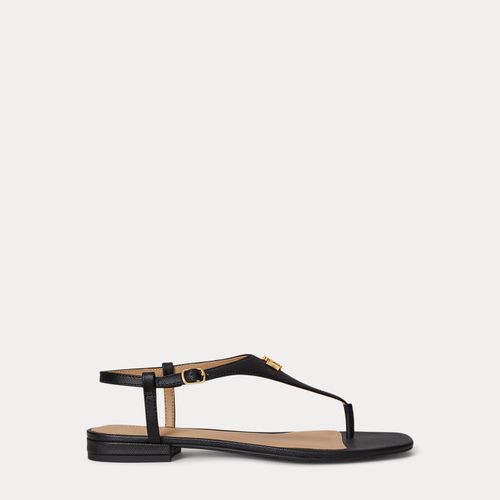 Sandale Everley II cuir crosshatch - Lauren - Modalova