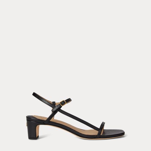 Sandale Lainee cuir nappa talon moyen - Lauren - Modalova
