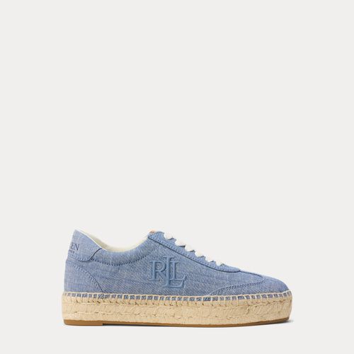 Baskets espadrilles Luize en chambray - Lauren - Modalova