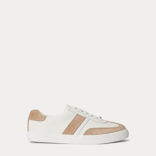 Baskets Braylee bicolores cuir et daim - Lauren - Modalova