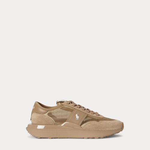 Baskets Train 89 en mesh et daim - Polo Sport - Modalova