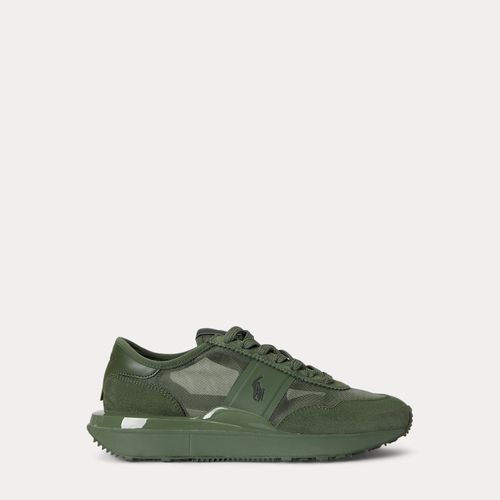 Baskets Train 89 en mesh et daim - Polo Sport - Modalova