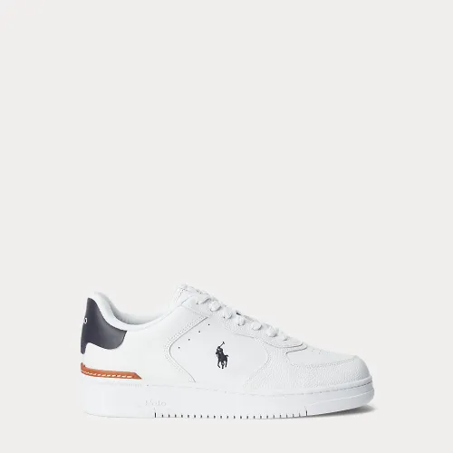 Baskets Masters Court en cuir - Polo Ralph Lauren - Modalova