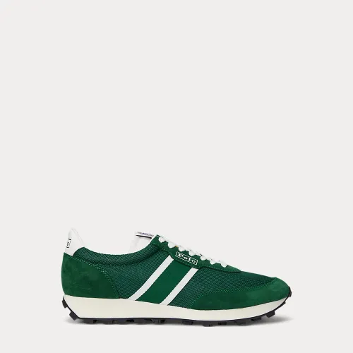 Baskets PRL Trail 100 en daim et filet - Polo Ralph Lauren - Modalova