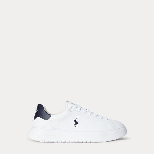 Baskets RLite Court en cuir foulonné - Polo Sport - Modalova
