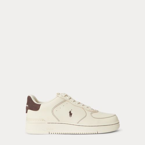 Baskets Masters Court en cuir - Polo Ralph Lauren - Modalova
