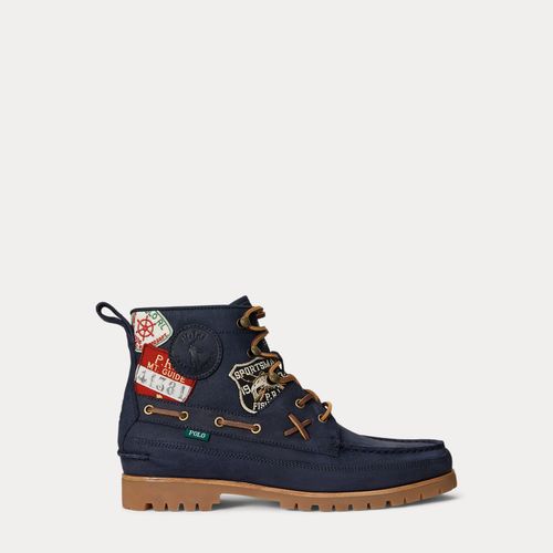 Bottines Ranger en daim et sergé - Polo Ralph Lauren - Modalova