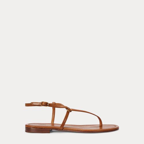 Sandales à anneau en O en cuir - Polo Ralph Lauren - Modalova