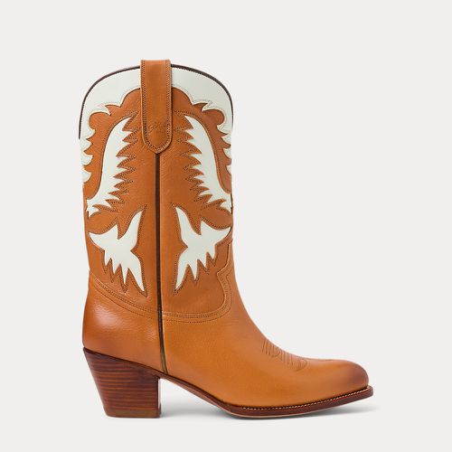 Bottes de cowboy en cuir - Polo Ralph Lauren - Modalova