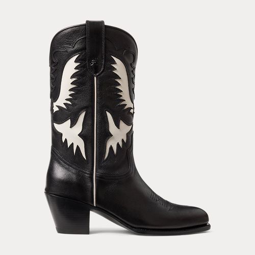 Bottes de cowboy en cuir - Polo Ralph Lauren - Modalova