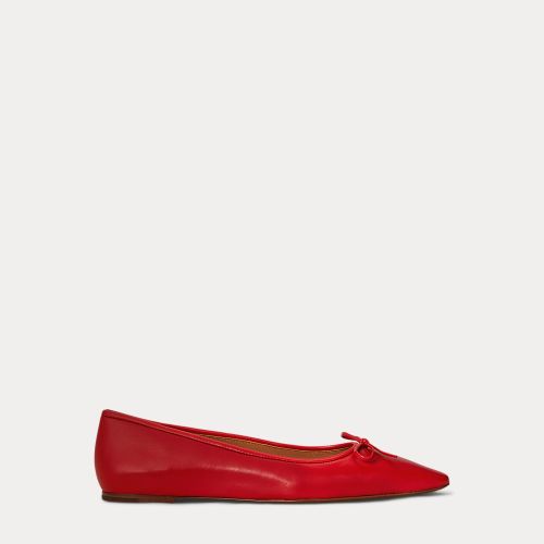 Ballerines à bout pointu en cuir - Polo Ralph Lauren - Modalova