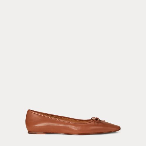 Ballerines à bout pointu en cuir - Polo Ralph Lauren - Modalova