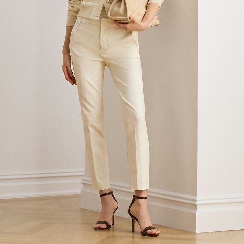 Pantalon en coton stretch double face - Lauren - Modalova