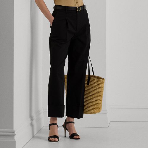 Pantalon 7/8 double face coton stretch - Lauren - Modalova