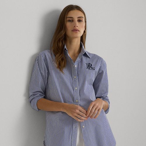 Chemise décontractée rayée coton stretch - Lauren - Modalova