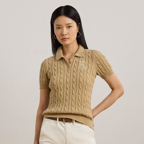 Pull Polo torsadé en coton - Lauren - Modalova