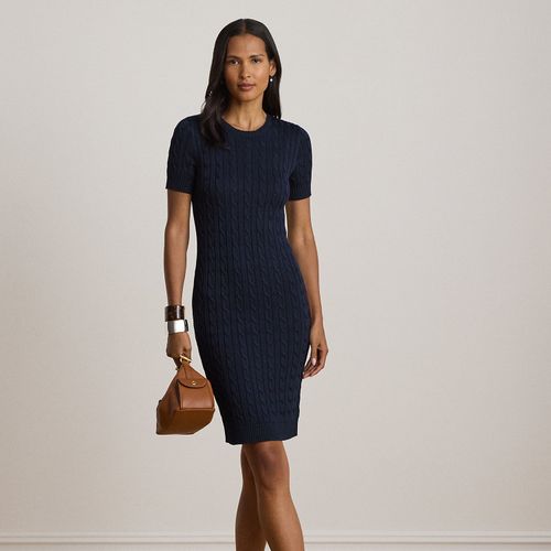 Robe-pull torsadée à manches courtes - Lauren - Modalova