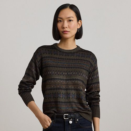 Pull col rond Fair Isle - Lauren - Modalova