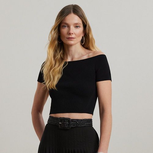 Pull court aux épaules dégagées - Lauren - Modalova