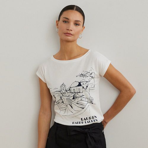 T-shirt graphique en jersey de coton - Lauren - Modalova