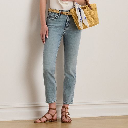 Jean droit 7/8 taille haute - Lauren - Modalova
