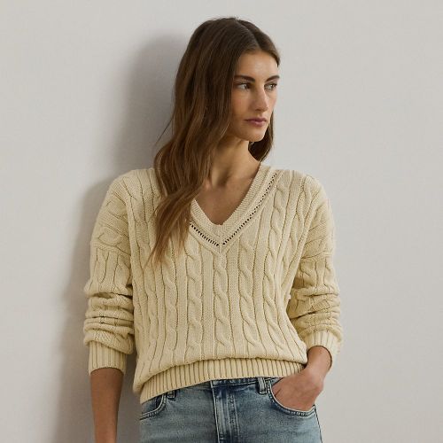 Pull de cricket en tricot torsadé - Lauren - Modalova
