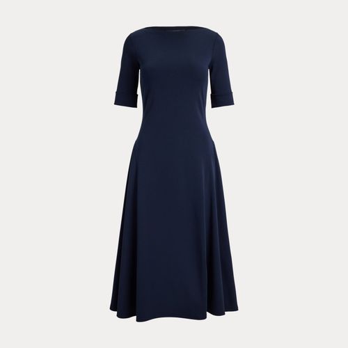 Robe mi-longue en coton stretch côtelé - Lauren - Modalova