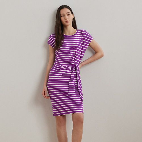 Robe rayée à nouer en jersey - Lauren - Modalova
