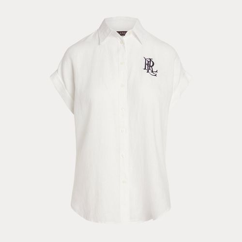 Chemise Relaxed Fit manches courtes lin - Lauren - Modalova