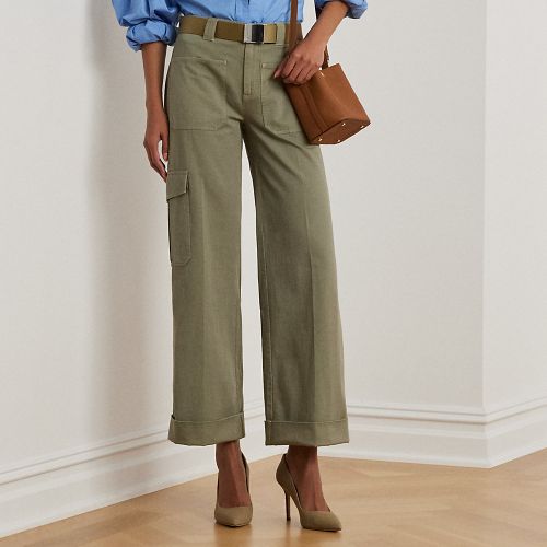 Pantalon cargo large sergé coton - Lauren - Modalova