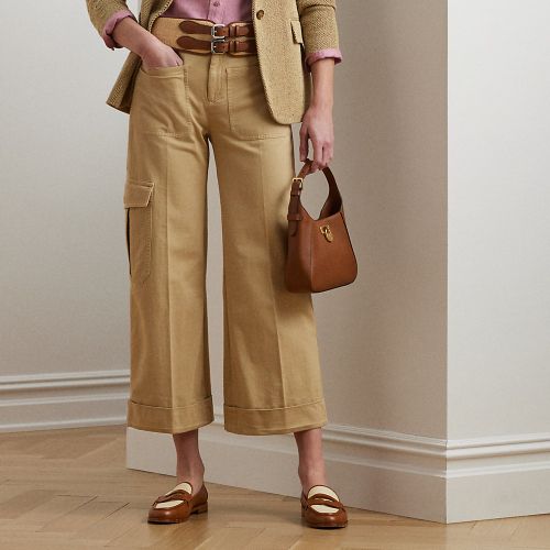 Pantalon cargo large sergé coton - Lauren - Modalova