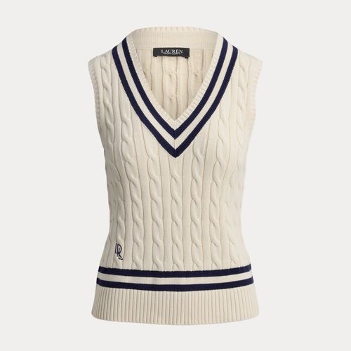 Pull débardeur de cricket torsadé coton - Lauren - Modalova