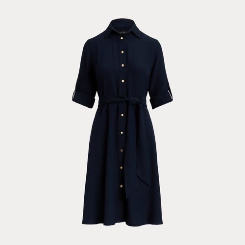 Robe-chemise en georgette double face - Lauren - Modalova