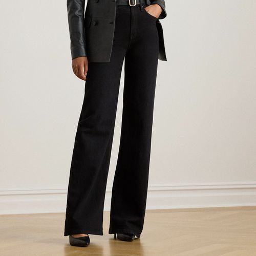 Jean taille haute à jambe large - Lauren - Modalova