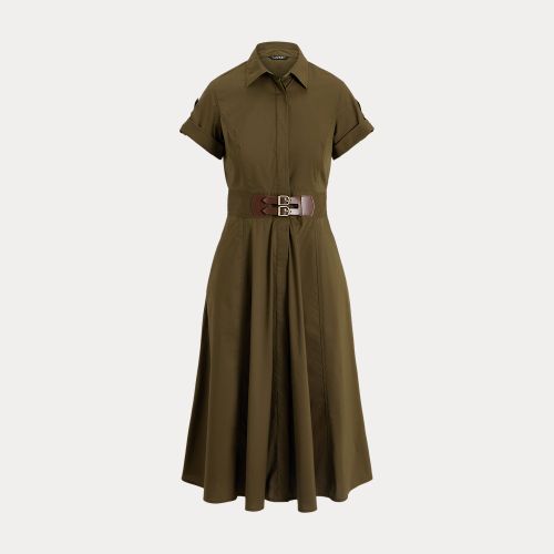 Robe à boucle en coton mélangé stretch - Lauren - Modalova