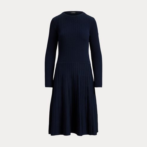Robe côtelée torsadée à manches longues - Lauren - Modalova