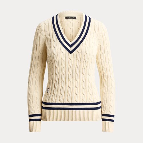 Pull de cricket torsadé en coton - Lauren - Modalova
