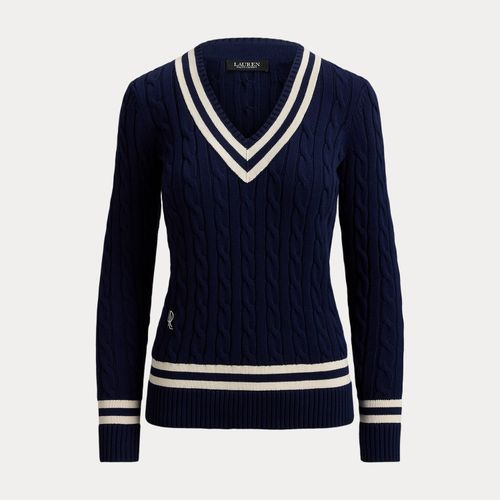 Pull de cricket torsadé en coton - Lauren - Modalova