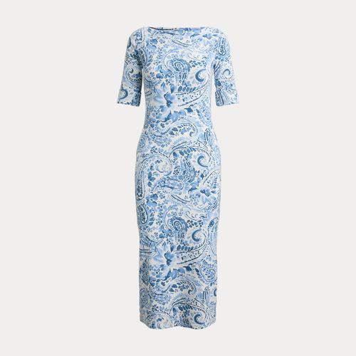 Robe mi-longue à encolure bateau - Lauren - Modalova