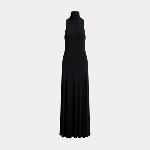 Robe maxi col roulé sans manches jersey - Lauren - Modalova